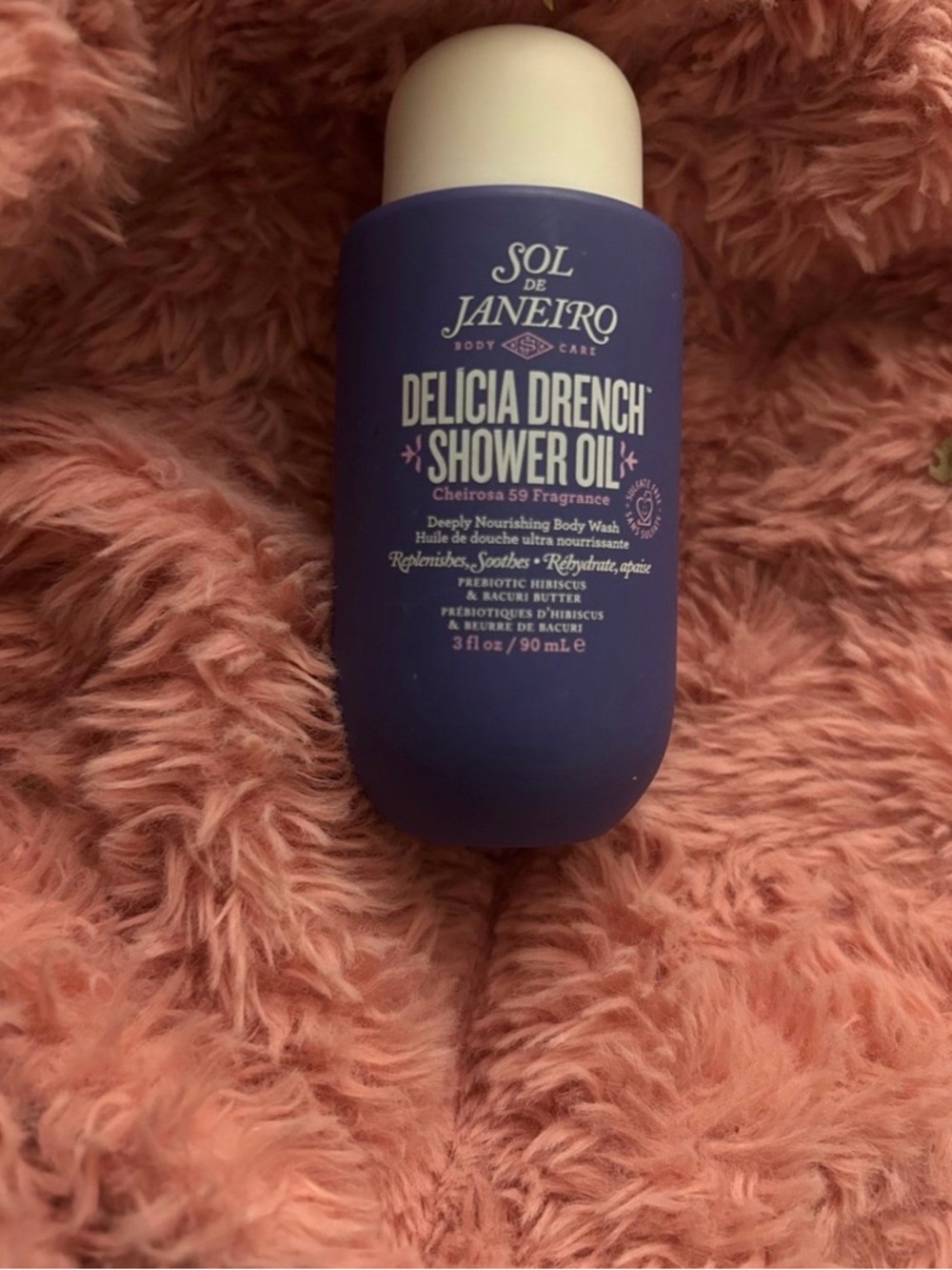 Sol de Janeiro Delicia Drench Shower Oil - Purple and White